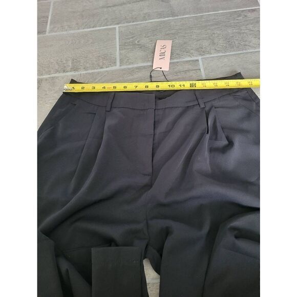 ‎Micas Wide Leg Suit Pants Black Size XL - Picture 5 of 11
